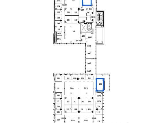 Floorplan of BSRL 2nd Floor