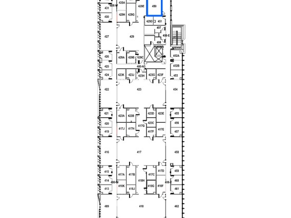 Floorplan of BSRL 4th Floor